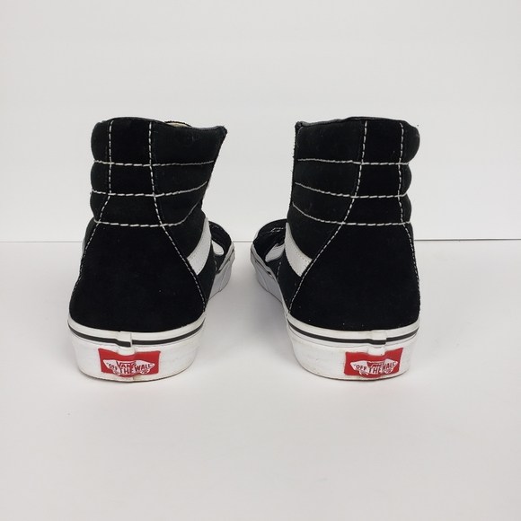 Vans Sk8-hi Black and White High Top Sneakers Womens size 7.5 or mens 6 - Picture 3 of 6